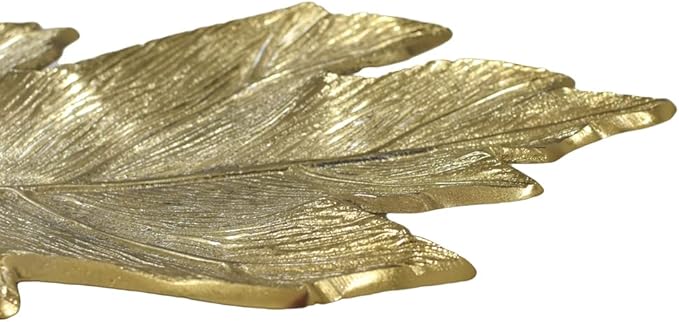 BBH Home's Handmade Gold Novelty Shaped Aluminium Tray 8.26 x 4.13 x 0.9 AMBBVK053AB2020