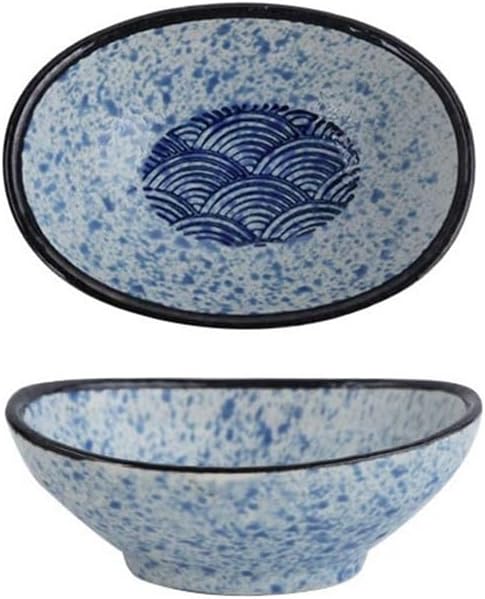 Appetizer Plates Dipping Bowls Ceramic Small Soy Sauce Dish Perfect for Dips Snacks and Nibbles for Condiment