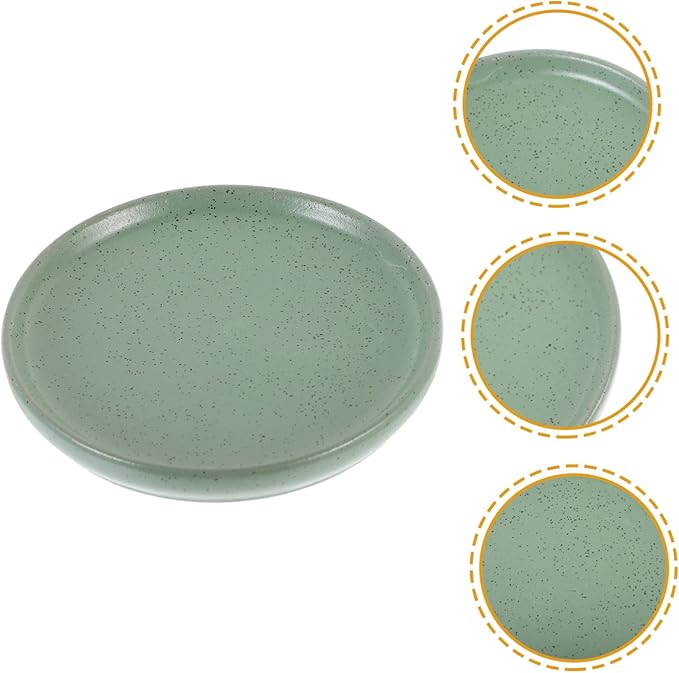 PRETYZOOM Vintage Ceramic Bone Dish Appetizer Plate Snack Tray Sushi Serving Plate Decorative Party