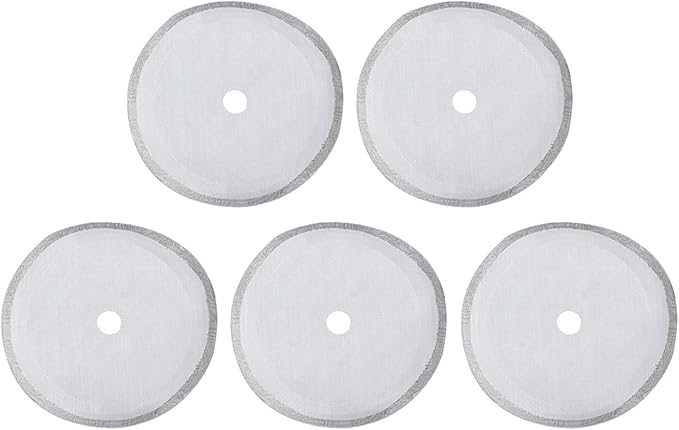 5Pcs 304 Stainless Steel Coffee Dripper, 80 Mesh Coffee Strainer, Coffee Pot Mesh Filter Accessory (350ml)