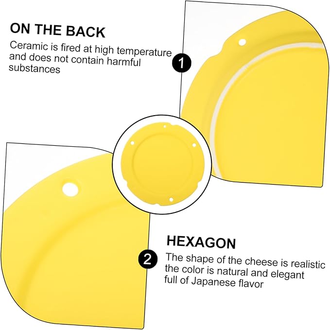 Healifty Irregular Ceramic Cheese Platter Serving Plate for Appetizers Snacks and Desserts Food-Grade Material for Family Gatherings and Parties