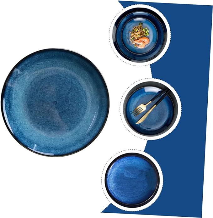 Fine Steak Plate Ceramic Serving Dish Snack Plate for Elegant Tableware Use