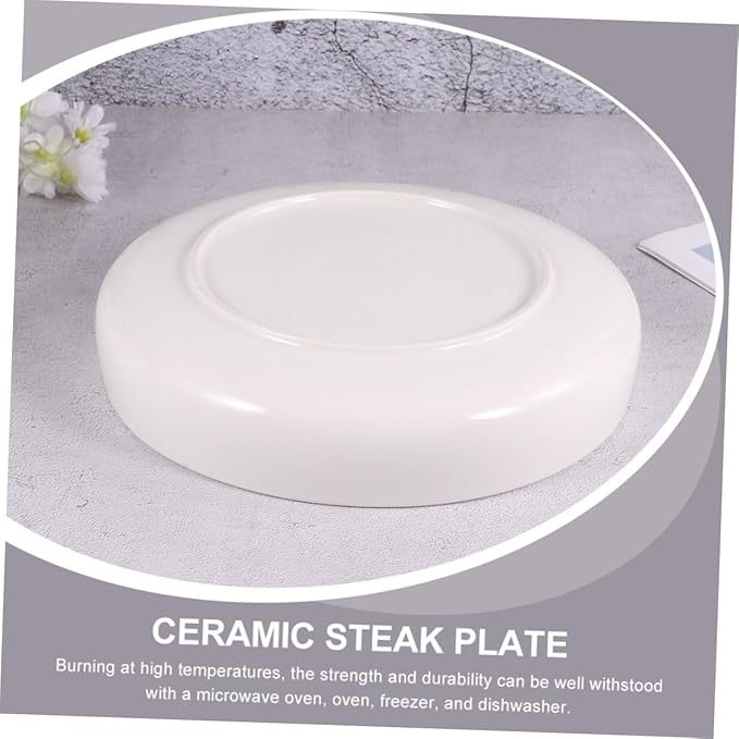 Serving Platter Ceramic Plate Party Serving Plate White Tray Appetizer Tray