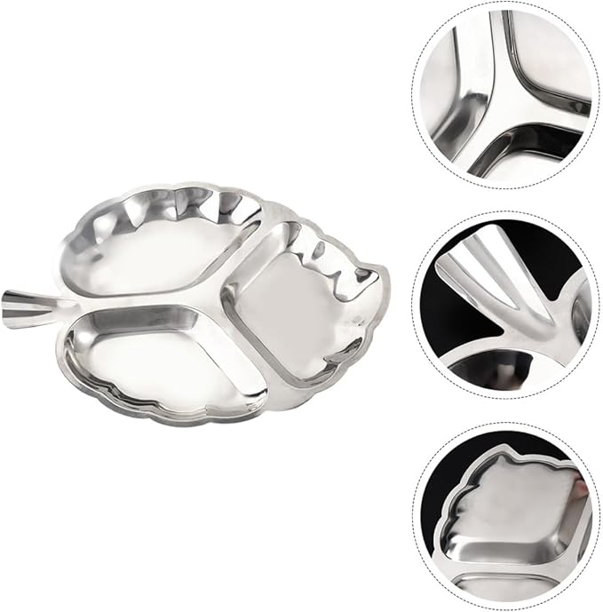 Retro Metal Dry Fruit Tray 34.5x25.7cm Vintage Iron Snack Plate Candy and Nut Storage Serving Tray for Kitchen and Party Use