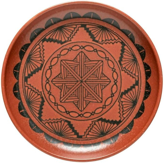 Casafina by Costa Nova Ceramic Appetizer Plate - Pacifica Collection, Aztec | Microwave & Dishwasher Safe Dinnerware | Food Safe Glazing | Restaurant Quality Serveware
