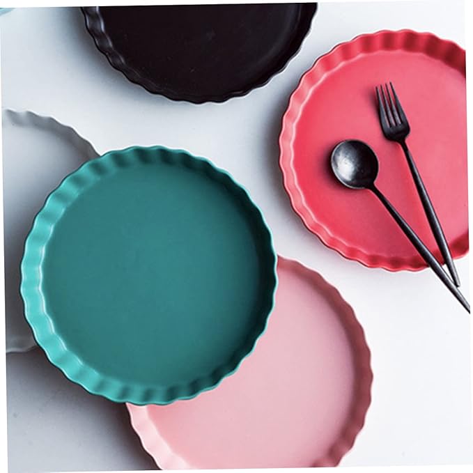 Unomor Chic Italy Style Sushi Plate Simple Ceramic Plate for Breakfast Home and Restaurant Use