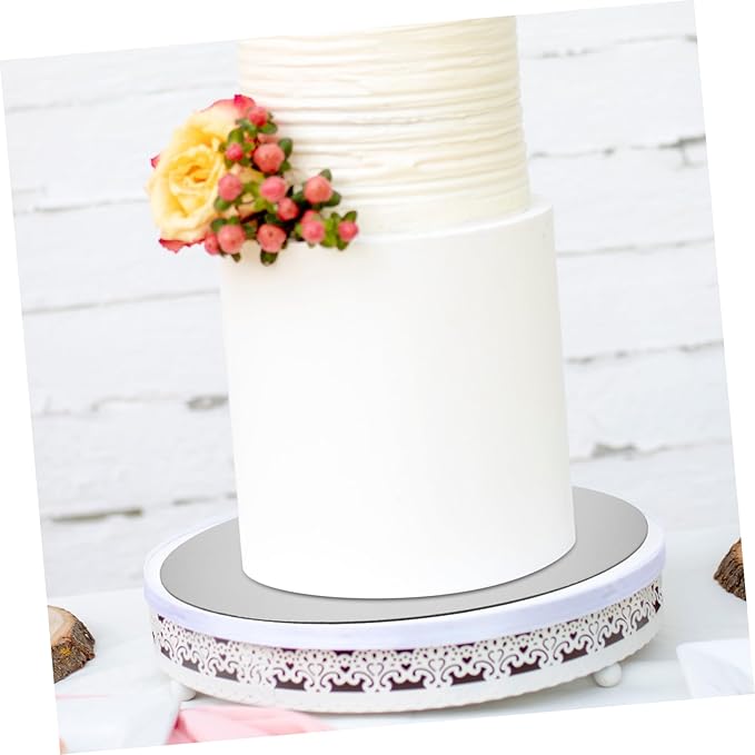 Unomor 10pcs Round Cake Boards Cake Trays Dessert Display Plates Decorative Serving Trays