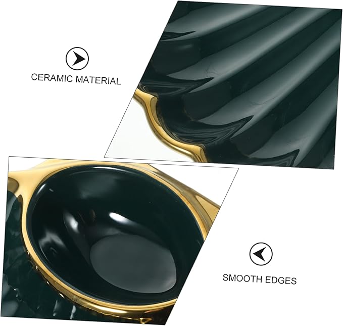 1pc Dumpling Plate Sauce Dish Shell-shaped Dinnerware for Dumplings Sushi French Fries Snacks Fine Workmanship Smooth Polishing for Home Restaurant Use