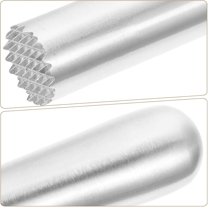 Stainless Steel Bar Muddler 9 Inch Ice Crusher and Lemon Hammer for Cocktail Mixing Fruit Crushing Home Bar Restaurant Party Use