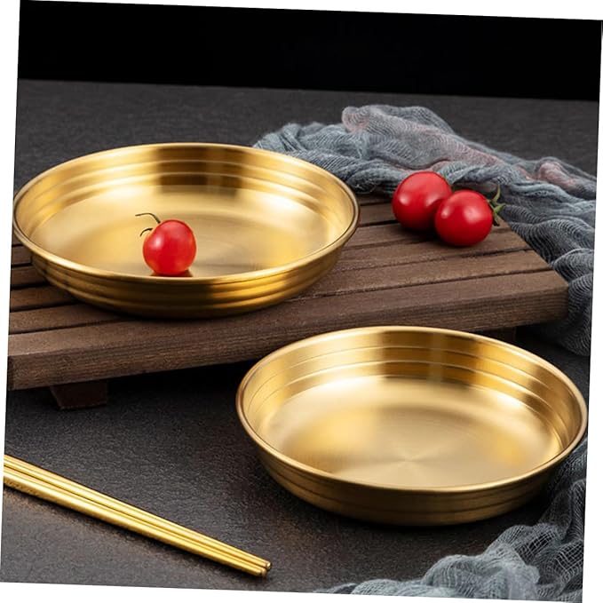 Korean Style Seasoning Dish Flat Small Condiment Bowl for Dipping Sauce Food-Grade Ceramic Appetizer Plate for Kitchen and Dining