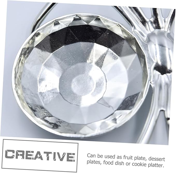 Halloween Spider Web Fruit Plate Serving Tray, Delicate Household Dessert Tray, Reusable Multi-Function Fruit and Dessert Platter for Daily Use and Party Serving