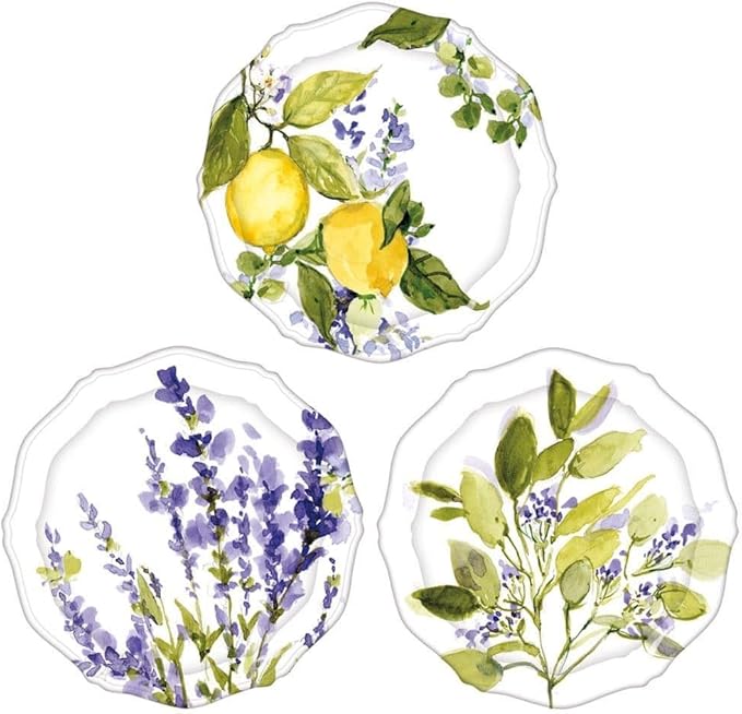 Lang Companies, Lemon Grove Appetizer Plate Set of 3