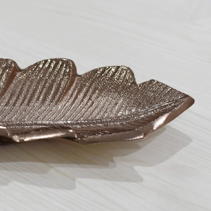 BBH Home's Handmade Bronze Novelty Shaped Aluminium Tray 15.78 x 3.74 x 1.18 AMBBVK033AB2020
