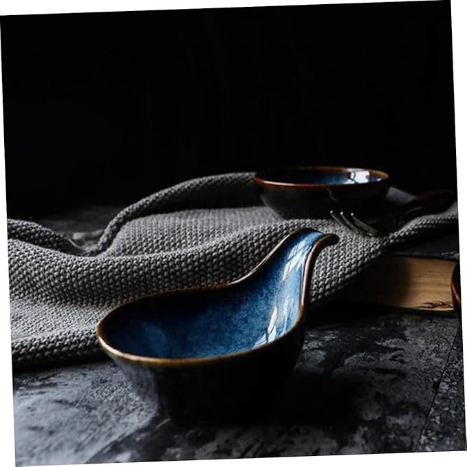 1pc Ceramic Dish Utensil Tray Seasonings for Grilling Appetizer Plates Ceramic Dipping Sauce Cups Ice Cream Bowl Seasoning Bowl Ceramic Storage Plate Seasoning Dish Dippi