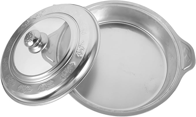 Stainless Steel Rectangular Buffet Serving Tray Lid for Catering Parties and Food Service Durable Food Holding Plate for Warm and Cold Dishes