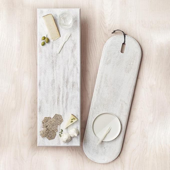 Santa Barbara Design Studio Appetizer Plates TableSugar Dipped Ceramic Tapas Plates, Set of 4, Off White | White