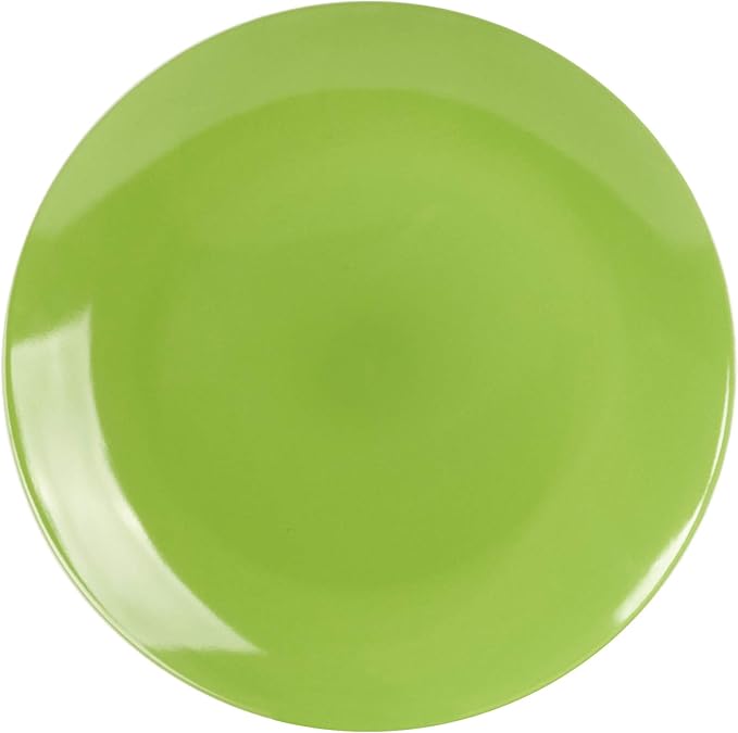 Stoneware Coupe Shape Dinner Plate 10.5 inch- Set of 6, Very Rose