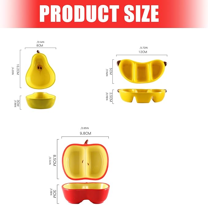 Practical Ceramic Fruit Shape Appetizer Plate Ceramic Texture Suitable for Home Kitchens and Party Use Party Dish