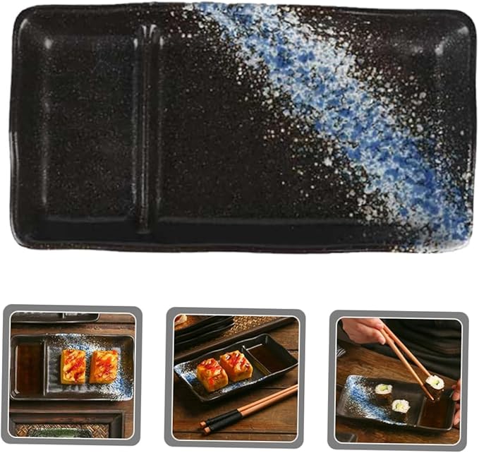 Sushi Ceramics Dumpling Sauce Plate Ceramic Plate Serving Plates Household Food Dish Appetizer Plates dip