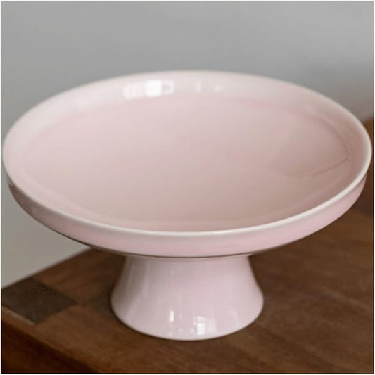 Appetizer Bowls Large Ceramic Round Dim Sum Dish Desktop Snack Plate Bone Plate for Appetizers Potato Chips Fruite Dessert Snack Ceramic Tray. Salad Bowls (Color : D)