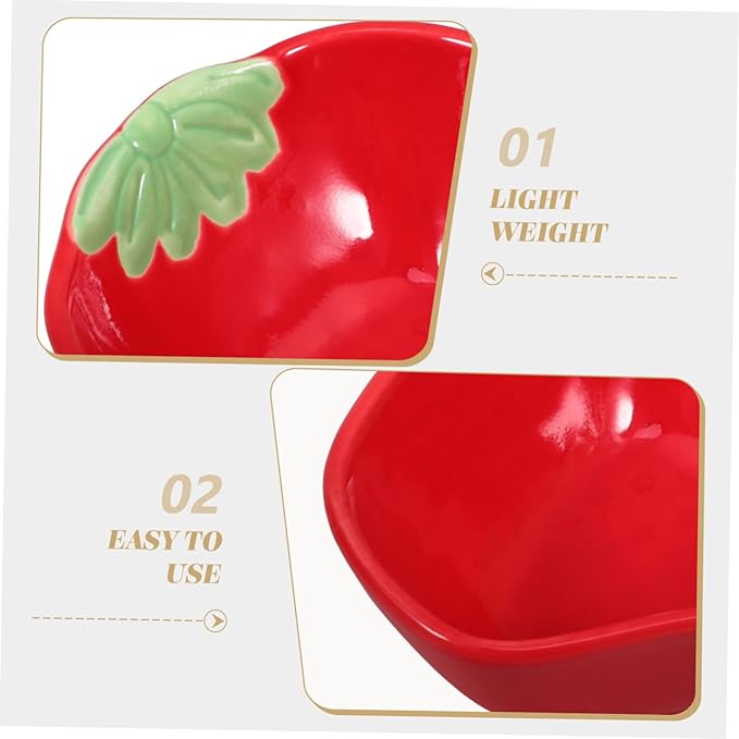 IMIKEYA Ceramic Appetizer Plate Dinner Bowls Side Dish Bowls Dip Plate for Sushi