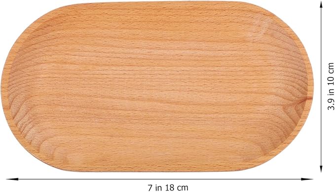 Beech Serving Tray Snacks Desserts Appetizers Multi Function Food Tray Home Decor Versatile Household Dessert Snack Platter