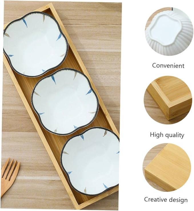 ABOOFAN Quality Material Snack Trays Small Plates Ceramic Serving Plate Easy to Clean for Snacks
