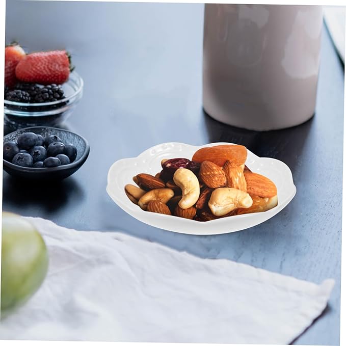 2pcs Ceramic Dipping Bowls for Appetizers Elegant Sauce Dishes Modern Design Stackable Plates for Home Hotel Restaurant Use for Seasonings and Sauces