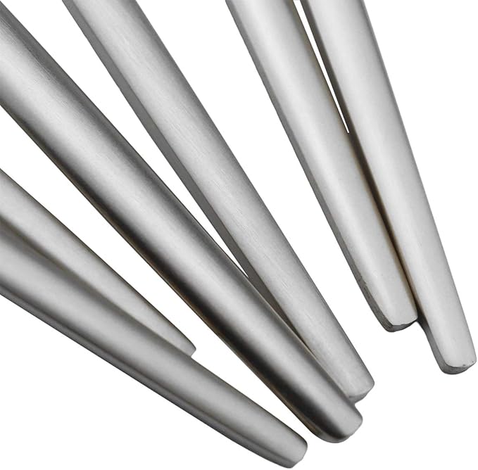 60-Piece Modern Matte Silverware Set, Uniturcky 304 Stainless Steel Flatware Cutlery Set, Elegant Kitchen Utensils Service For 12, Includes Dinner Knives/Spoons/Forks, Silver Satin Finish