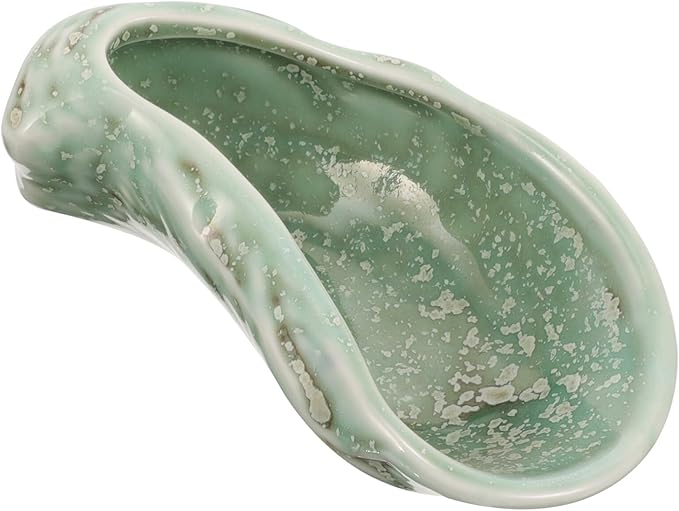 Ciieeo Ceramic Sushi Tray Appetizer Plate Japanese Style Oyster Shell Molding Multi-use Serving Dish