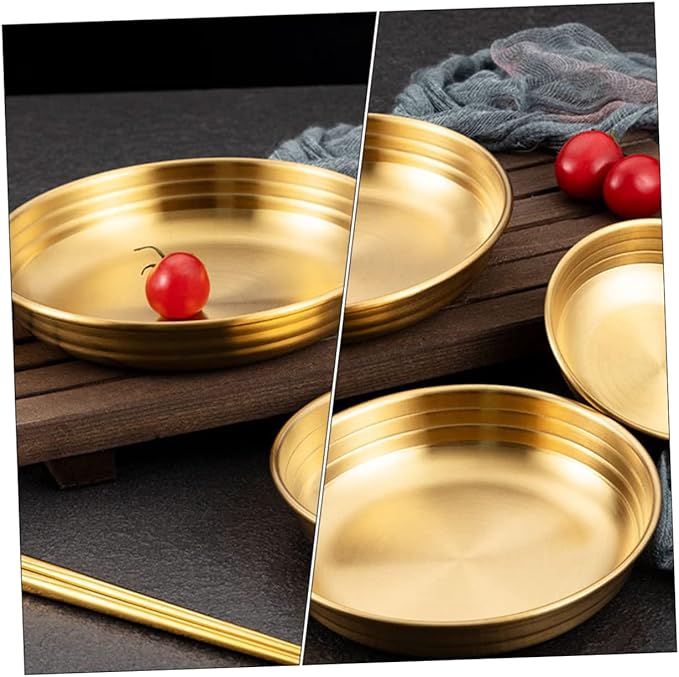 Korean Style Ribbed Sauce Dish Food Sauce Plate for Mustard and Dipping Appetizer Plate for Home Kitchen Restaurants and Catering Use