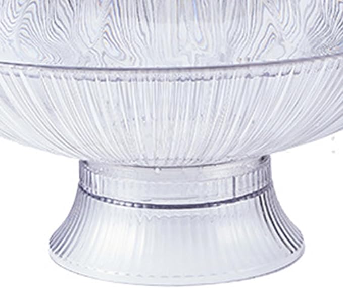 Serving Tray Footed Cake Plate Organizer Decorative Holder W/Lid Nuts Dessert Storage Tray Fruit Plate for Household Tabletop, Silver/284 (Color : Transparent)