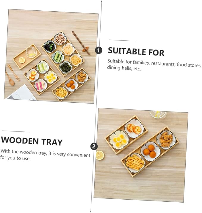 Snack Plate Set Japanese Dishes Ceramic Plate Tray Lid Snack Small Dried Fruit Dish Family Restaurant Use