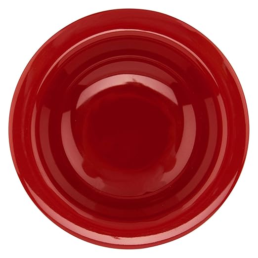 GET B-454-CR Melamine Narrow Rim Fruit/Dessert Bowl, 4.5 Ounce, Cranberry (Set of 12)