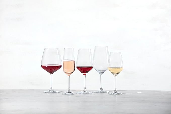 Schott Zwiesel Tulip German Crystal Glass Claret Wine Glass, 22 Ounce (Set of 4) (Pack of 2)