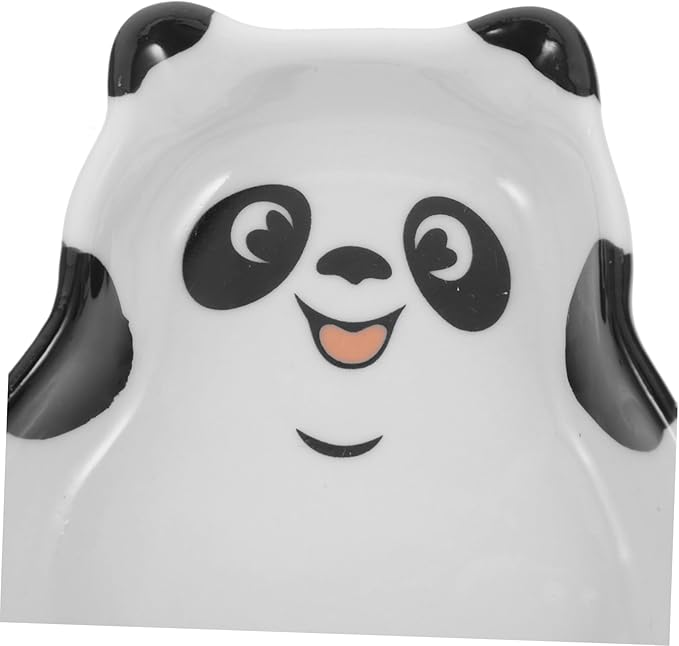 2pcs Ceramic Panda Plates Dipping Sauce Dishes for Sushi Soy Sauce Appetizers Bowl Plates for Kitchen