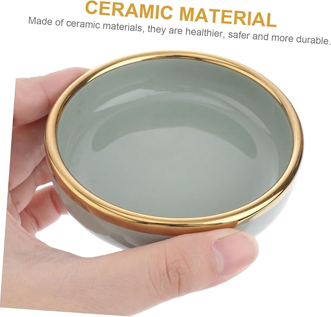 IMIKEYA 4pcs Assorted Color Ceramic Seasoning Bowls Creative Dipping Sauce Dishes for Appetizers for Home Restaurant and Food Store Use