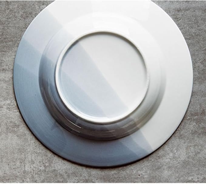 Dinner Plates Simple Ceramic Straw Hat Plate French Pasta Plate Soup Plate Deep Dish Salad Plate Commercial Plates Kitchen Dinnerware, Dingzhebo2022