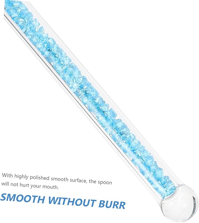 Star Shaped Glass Stirring Rod Beverage Mixing Stick for Coffee Juice Cocktails Heat Resistant and Easy to Clean Home Bars and Restaurants