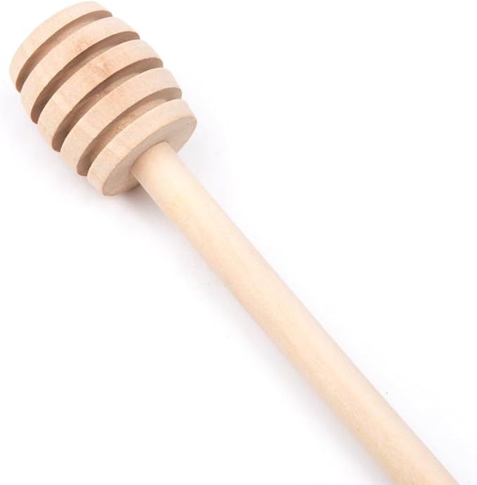Fox Run Honey Dipper, Wood Honey Stirring Stick, 6.25"