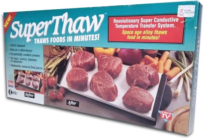 Superthaw - Conductive Temperature Transfer Defrosting Tray For Frozen Meat Fish Veggies