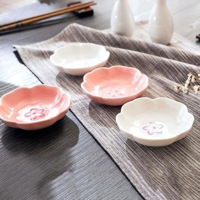 Snack Plate Ceramic Sauce Dishes Dishes Seasoning Sushi Dessert Appetizer Serving Plate Porcelain Small Plate Snack Tray
