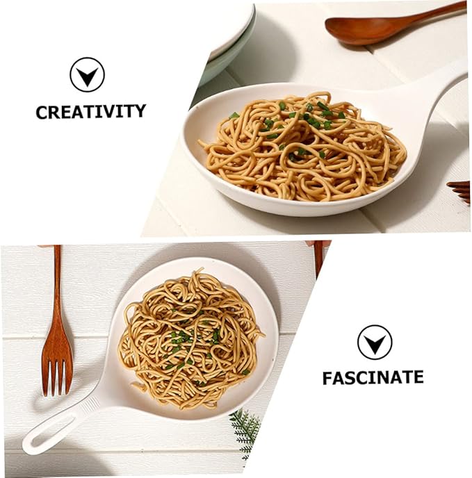 PRETYZOOM Handheld Food Serving Tray Dish for Snacks Appetizers and Desserts for Parties Family Gatherings and Home Use