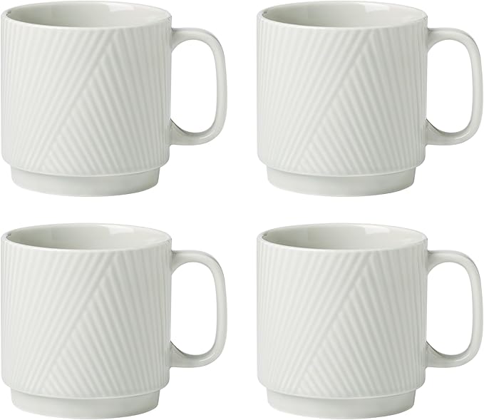 Lenox 898027 Modulus Mugs, Set Of 4, Vapor