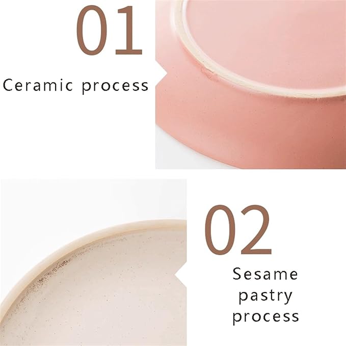 GUERNSEY Snack Bowls Round Ceramic Plate Small Dessert Plate Soy Sauce Plate Side Dish Snack Sushi Sauce Small Sauce Plate Snack & Dip Bowls (Color : B)