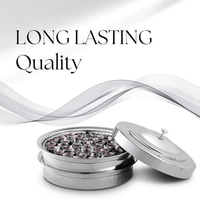 (Cup Tray) Silver Premium Communion Trays for Churches | Stainless Steel Communion Set, Supplies | 40 Cup Tray | Church Communion Ware Sets