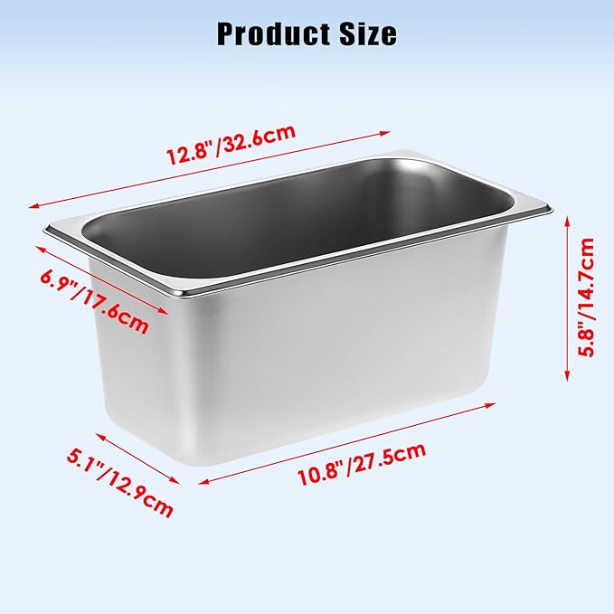 OwnMy 2PCS Ice Buckets for Parties, Stainless Steel Ice Bucket for Freezer, Metal Ice Cubes Bins Storage Container for Freezer, Wine Beer Drink Cooling Buckets for Beverage Cocktails Champagne