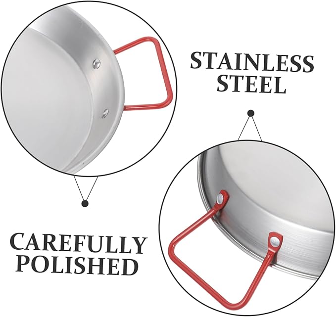 VOSAREA 1pc Double Handle Dinner Plate Food Trays for Eating Decorative Serving Trays Kitchen Tableware Red Safe