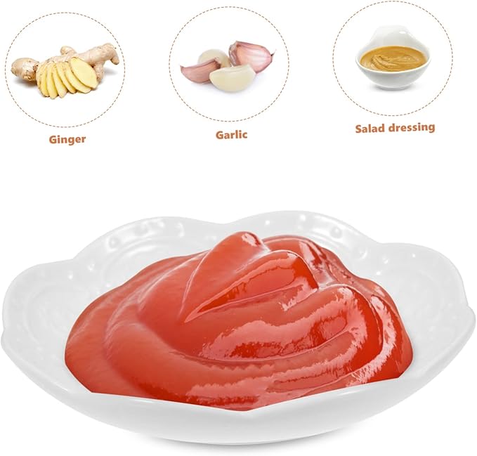 2sets Embossed Ceramic Sauce Dish Multipurpose Appetizer Plates for Dips Condiments and Snacks Modern Design Stain Resistant for Parties and Everyday Use 2pcs*2