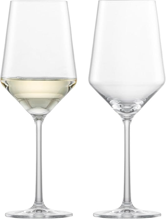 ZWIESEL GLAS Pure Sauvignon Blanc White Wine Glass (Set of 2), Wine Glasses for White Wine, Dishwasher-Safe Tritan Crystal Glasses, Made in Germany (14 Ounce)